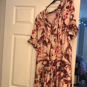 Pretty Maroon gooey dress